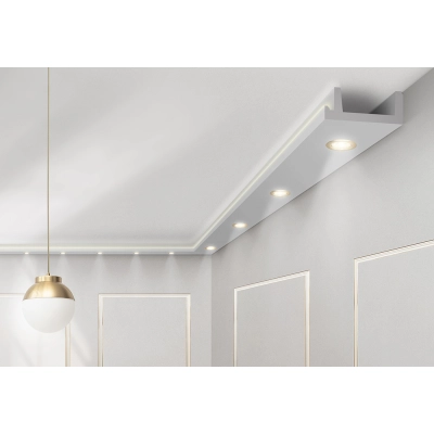 Stuckleisten für indirekte Beleuchtung LED , OL-14 Premium weiss